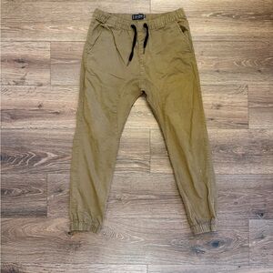 Men's Casual Drawstring Jogger Pants (Cotton-On) - Brown